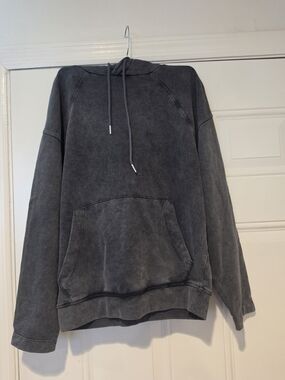 Washed Charcoal Mens BDG Pullover Hoodie - Casual Crew